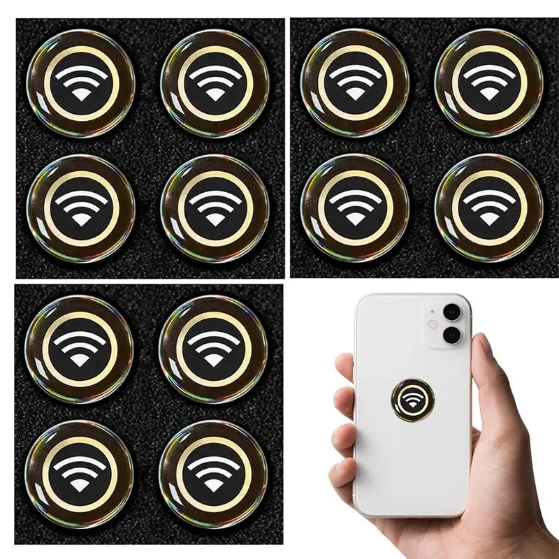 Radiation Shield Stickers Set