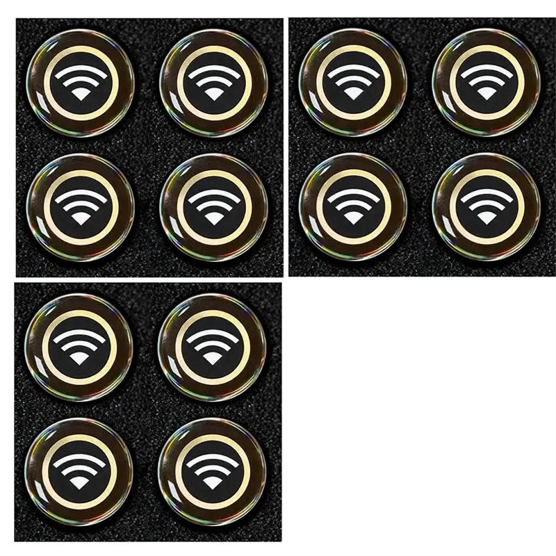 Radiation Shield Stickers Set