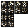 Radiation Shield Stickers Set