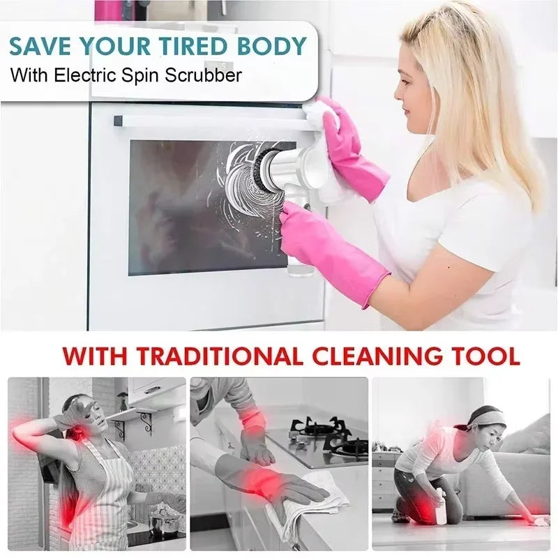 Effortless Electric Cleaning Brush