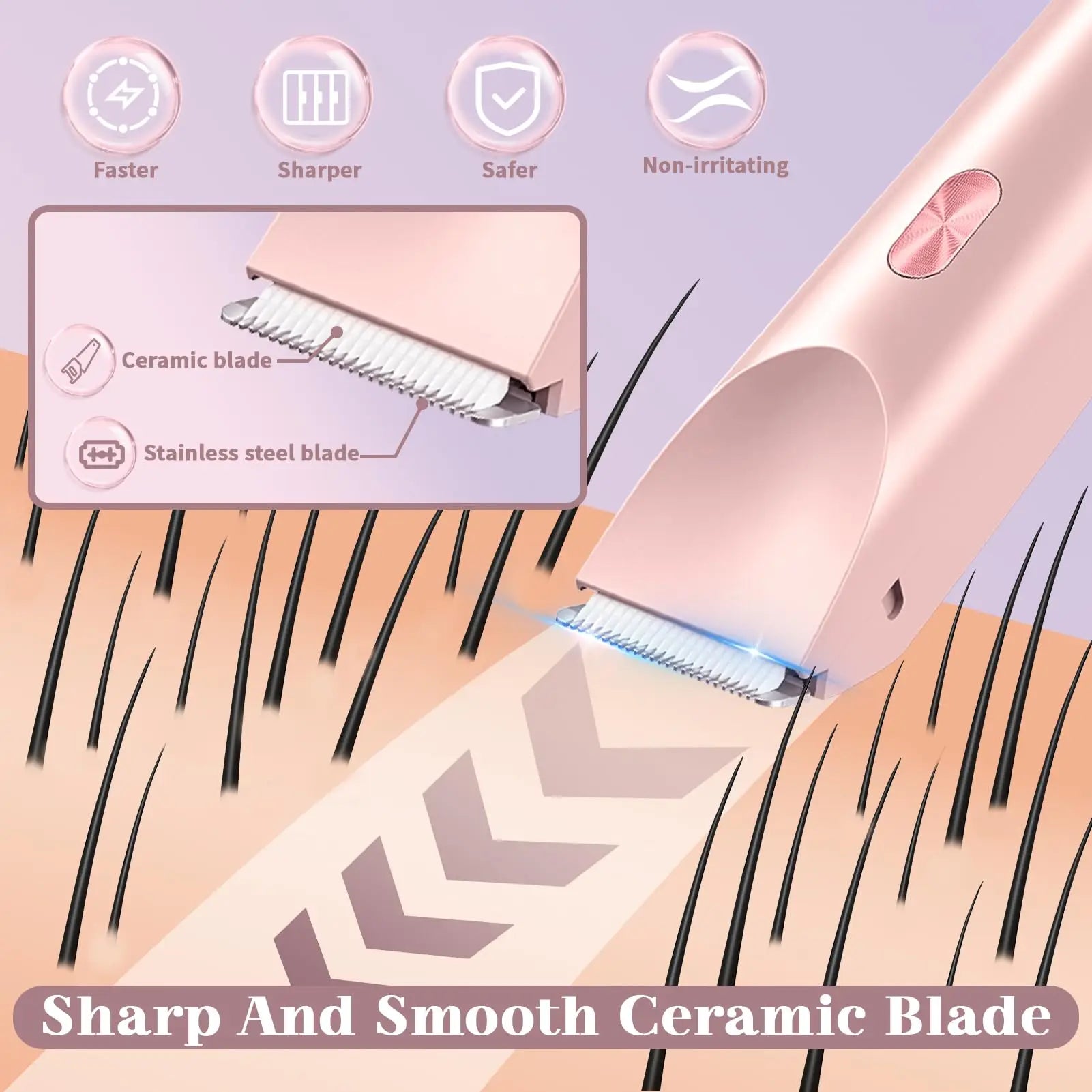 Waterproof Women's Dual Shaver